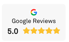 Fünf Sterne Rating bei Google Reviews